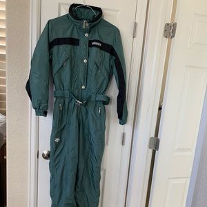 Women’s Descante One Piece Snow Ski Suit Size 8
